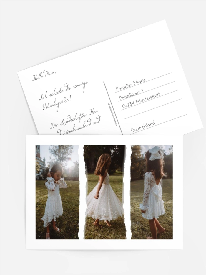 Foto-Postkarten Flauschiges Kleid Foto-Postkarten Flauschiges Kleid