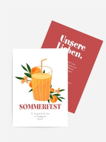 Orangenfrühstück