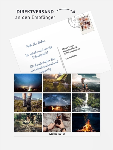 Fotopostkarte Mosaic