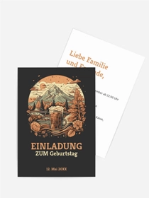 Geburtstagseinladung BerggetrÀnk Geburtstagseinladung BerggetrÀnk