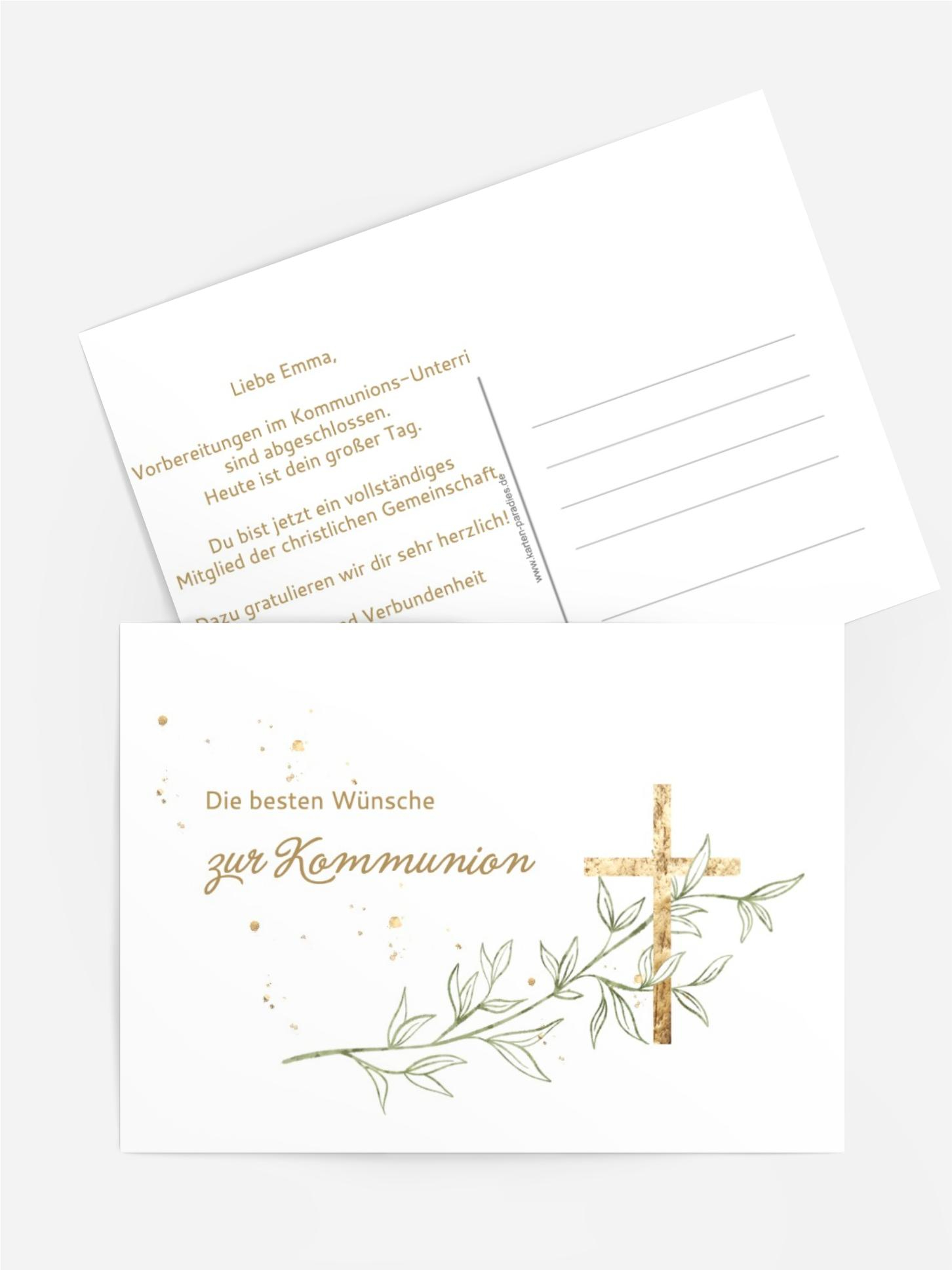 Blühender Kommunionsritus Blühender Kommunionsritus