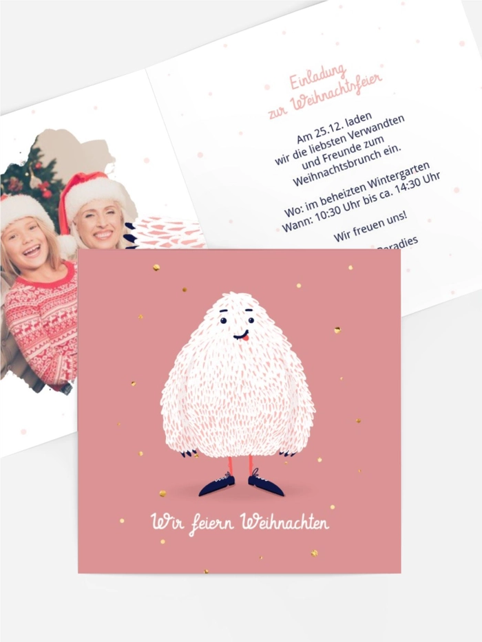 Fröhliche Yeti Grüße