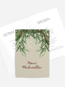 Menükarte Weihnachten Adventsleuchter Menükarte Weihnachten Adventsleuchter