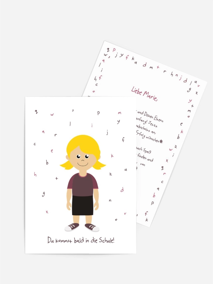 Mädchen lila