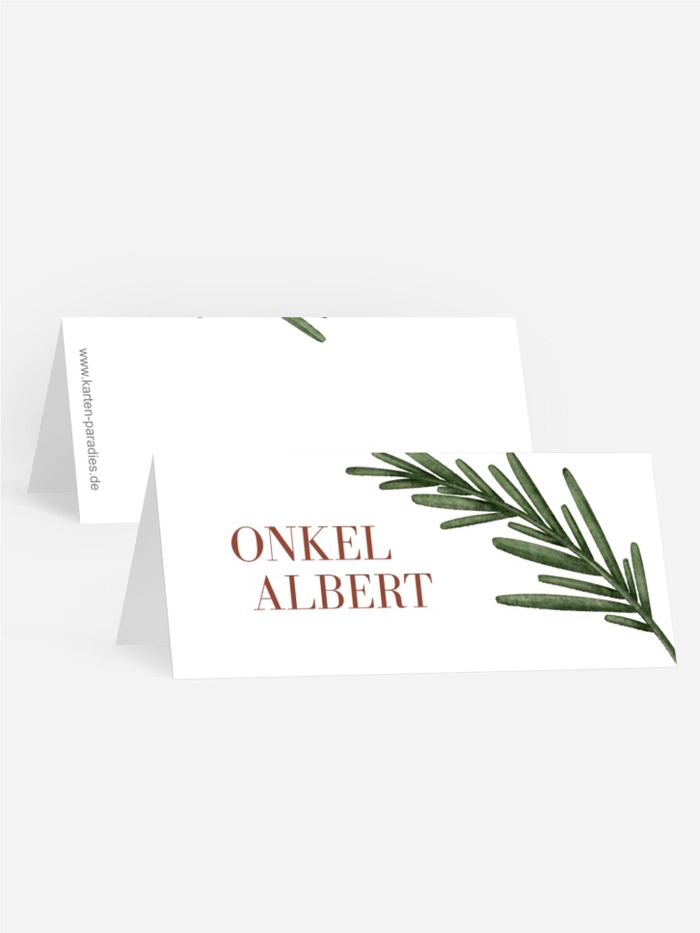 Tischkarte Weihnachten Rotes Geschenk Tischkarte Weihnachten Rotes Geschenk