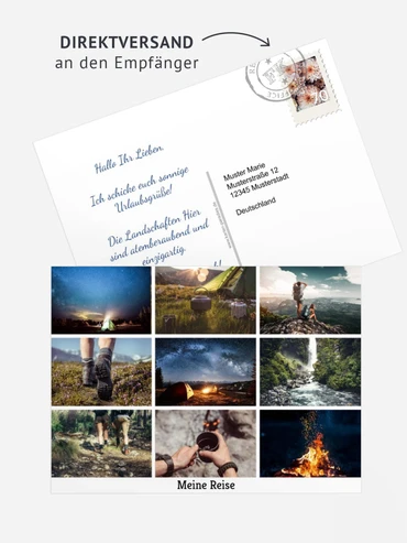 Fotopostkarte Mosaic