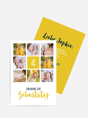 Geburtstagseinladung Familienecke
