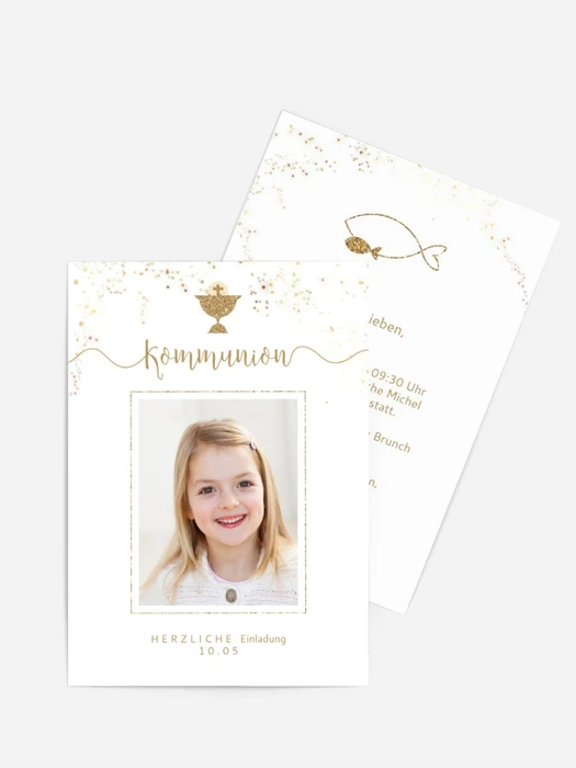 Goldene Kommunionschale