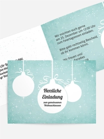Weihnachtseinladung Sternenglanz Weihnachtseinladung Sternenglanz