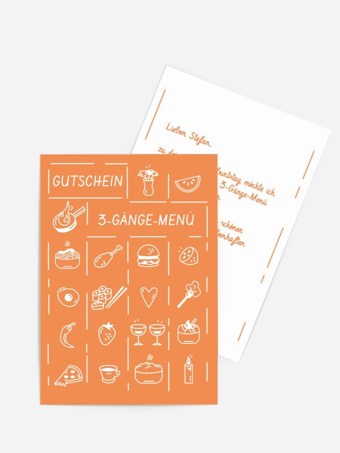 3-Gänge-Menü
