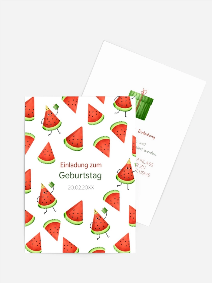 Wassermelonen Party
