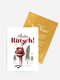 Weihnachtsmann im Wald