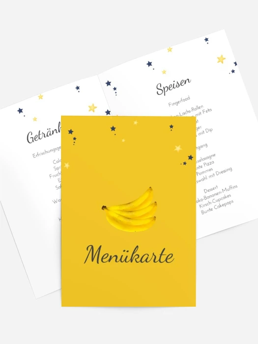 Fröhliche Banane