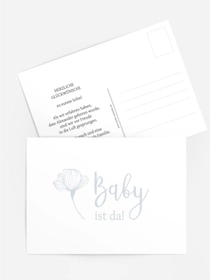 Silhouetten Blume